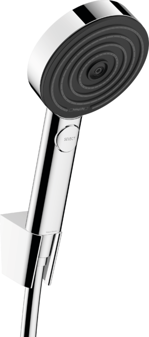 SET DUS PULSIFY SELECT 105 RELAXATION 3 JET CU PORTER SI FURTUN DUS 1.25M,  CROM